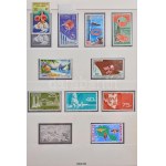 Francia Polinézia kevés kivétellel postatiszta gyűjtemény 1958-1995 2 db Lindner falcmentes előnyomott albumban...