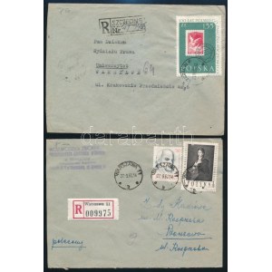 Lengyelország 1959-1960 44 db levél / Poland 44 covers