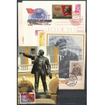 Szovjetunió Lenin motívum gyűjtemény: sorok, blokkok és önálló bélyegek + 70 klf boríték, díjjegyes tb. ...
