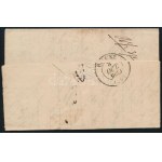 1839 Portós levél Franciaországba / Unpaid cover to France BRESLAU