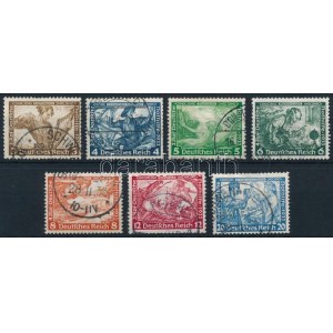 1933 Mi 499-505 (Mi EUR 166,-) (505 foghibák / short perfs.)