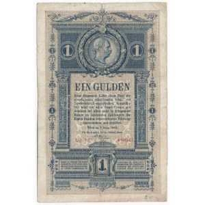 1882. 1Ft / 1G Qg 11 409511 T:III- / Hungary 1882. 1 Forint / 1 Gulden Qg 11 409511 C...