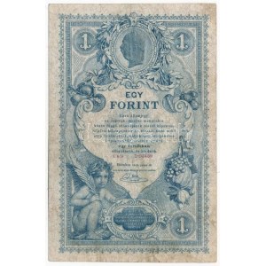 1888. 1Ft / 1G Ub9 2 03459 T:III,III- / Hungary 1888. 1 Forint / 1 Gulden Ub9 2 03459 C:F...