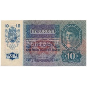 1915. 10K 1199 740539 T:I- / Hungary 1915. 10 Korona 1199 740539 C:AU Adamo K11