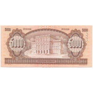 1992. 5000Ft J 49112411 T:I / Hungary 1992. 5000 Forint J 49112411 C:UNC Adamo F49