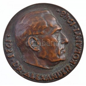 Csúcs Ferenc (1905-1999) 1947. Dr. Korányi Sándor 1923-1948 / XXV. Anni.Contra Tuberculosim kétoldalas bronz plakett...