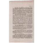 Ausztria / Bécs 1807.07.23. I. Ferenc pátense a bécsi városi bankócédulák átváltásáról, mellékelve egy 1806. 25G, 50G...