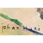Johan Hugó (1891-1956): Fiesole, 1921 körül. Akvarell, ceruza, papír, jelzett. Proveniencia: Johan Hugó hagyatéka...