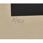 Schöffer, Nicolas (Miklós) (1912-1992): Geometria. Szitanyomat, papír, jelzett, számozott (8/120)...