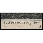 Jacob Peeters (1637-1695): Gyula látképe. Rézmetszet, feliratozva. 25x10,5 cm