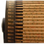 Antik svájci Loga számológép, 15m skálahosszúságú hengeres tolózár, Daemen-Schmid of Uster, Zürich, 1900 körül...
