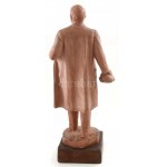 Kisfaludi Strobl Zsigmond (1884-1975): Lenin. Terrakotta, m: 46 cm fa talapzat nélkül, jelzett: Kisfaludi Stróbl...