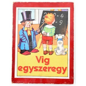 Víg egyszeregy társasjáték, eredeti dobozában, teljes