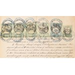 1876 Szerződés magas illeték lerovással: 3x20Fl (1870)+ 1x75kr (1873), 1x7Fl (1868) (245 500) ...
