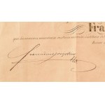 1851 Tiszteletbeli kanonoki kinevezés kellemesi Melczer Ferenc részére Ferencz József császár saját kezű aláírásával 55x