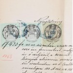 1869 Andrássy Gyula grófnak eladott pesti városligeti földek vételárának kiegyenlítéséről valamint tulajdonjog bekebelez