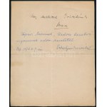 cca 1870 Jókai Mór (1825-1904) író Fekete gyémántok című művének kéziratából két egymás utáni oldal (Az ördögűző)...