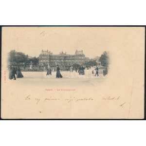 1900 Párizs, Gárdonyi Géza (1863-1922) író, költő saját kezűleg megírt képes levelezőlapja, lánya, Gárdonyi Gizella ...
