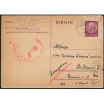 1940 Lehár Ferenc (1870-1948) zeneszerző német nyelvű, autográf levelezőlapja Papházy Istvánnénak ...