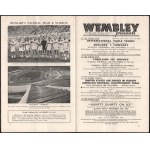 1953 Magyarország-Anglia, a legendás 6:3-as labdarúgó mérkőzés meccsfüzete, és egy belépőjegy a Wembley Stadionba...
