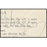 1934 Debrecen, Ungár Imre zongoraestjének műsora a művész autográf aláírásával ...