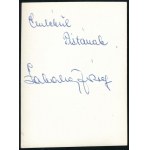 Zakariás József (1924-1971) olimpiai bajnok labdarúgó, edző, az Aranycsapat tagja által írt sajátkezű levél...