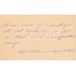 Johanna Ambrosius, (1854-1939) német költőnő aláírt kabinetfotója, hátoldalt feliratozva 11x17 cm / German poet...