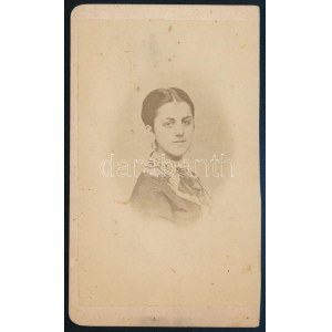 cca 1870-1880 Katarina Konstantinović (1848-1910) szerb nemes asszony, az Obrenovics-dinasztiából, később, III...