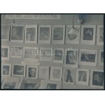 cca 1940-1950 Csehszlovák fotóművészeti kiállítás képei, 2 db fotó, 24x18 cm és 22,5x16,5 cm ...