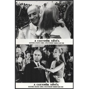 1968 ,,A csendőr nősül című francia-olasz film jelenetei és szereplői (köztük Louis Funes)...