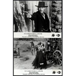 1973 ,,Pat Garrett és Billy, a kölyök című amerikai western film jelenetei és szereplői (köztük James Coburn...