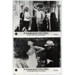 1966 ,,A magányos villa titka című angol film jelenetei és szereplői, 13 db vintage produkciós filmfotó...