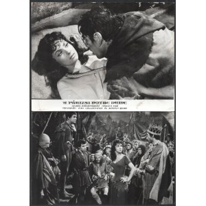 1956 ,,A párizsi Notre-Dame című francia film jelenetei és szereplői (köztük Gina Lollobrigida és Anthony Quinn)...
