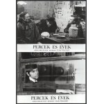 cca 1970-es évekből a ,,Percek és évek című bolgár film jelenetei és szereplői, 17 db vintage produkciós filmfotó...