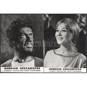 1967 ,,Othello Gyulaházán című magyar film jelenetei és szereplői (Köztük Básti Lajos, Törőcsik Mari)...