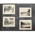 1938-1941 Német katona (Stabsbatterie) által készített fotók az általa megjárt frontvonalakról, albumba rendezve...