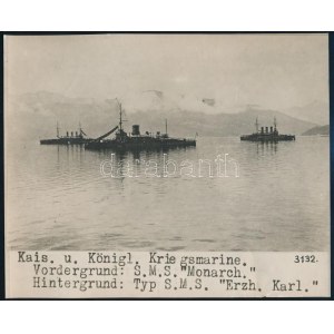 cca 1914-1918 Az Osztrák-Magyar Császári és Királyi Haditengerészet (K.u.K. Kriegsmarine) Monarch...