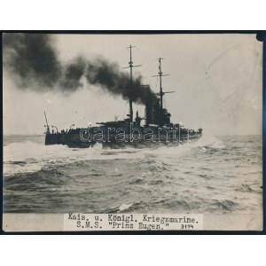 cca 1914-1918 SMS Prinz Eugen, az Osztrák-Magyar Császári és Királyi Haditengerészet (K.u.K. Kriegsmarine) Tegetthoff...