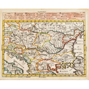 1738 Joan. van der Bruggen 1738: Regnum Hungariae, in quo continentur Regiones Servia, Walachia, Bulgaria, Transylvania...