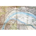 cca 1930-1940 A Duna Vác-Esztergom (38 km) szakaszának térképe. Vízi sporttérképek 6. sz. 1 : 25.000. Bp., M. Kir...