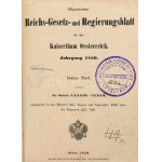 1850 Az ausztriai birodalmat illető közönséges birodalmi törvény- és kormánylap. 1850-diki évfolyam. Magyar...