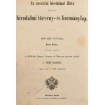 1850 Az ausztriai birodalmat illető közönséges birodalmi törvény- és kormánylap. 1850-diki évfolyam. Magyar...