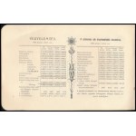 cca 1900 Bártfa gyógyfürdő ismertető füzete, szecessziós illusztrációkkal, 10p