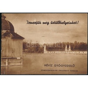 cca 1950 Héviz gyógyfürdő képes ismertető füzet 24 p . 14x10 cm