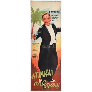 Afrikai vőlegény, 1944. Moziplakát (filmplakát, rácsplakát). Latabár Kálmán, Vaszary Piri...