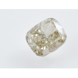Párna csiszolású gyémánt 0,85 carat VS 1. (5,55x4,78x3,31 mm ), certifikáttal. ...