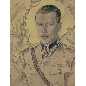 Stanisław Ignacy Witkiewicz, Portret Arystarcha Laszenko, Majora WP, 1935