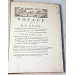 COXE- VOYAGE EN POLOGNE, RUSSIE, SUEDE, DANNEMARC, etc. t.1-2 [komplet w 2 wol.] wyd. 1786