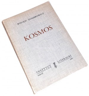 GOMBROWICZ - KOSMOS wyd.1 IL Paryż 1965