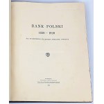 BANK POLSKI 1828-1928. Dla upamiętnienia stuletniego jubileuszu otwarcia. Warszawa 1928.